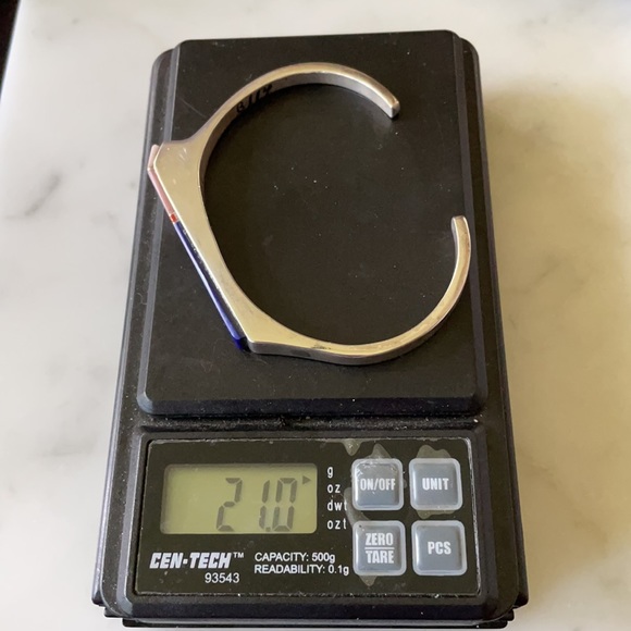 Vintage Navajo Native American Lapis and Mother of Pearl Bracelet - Picture 10 of 15